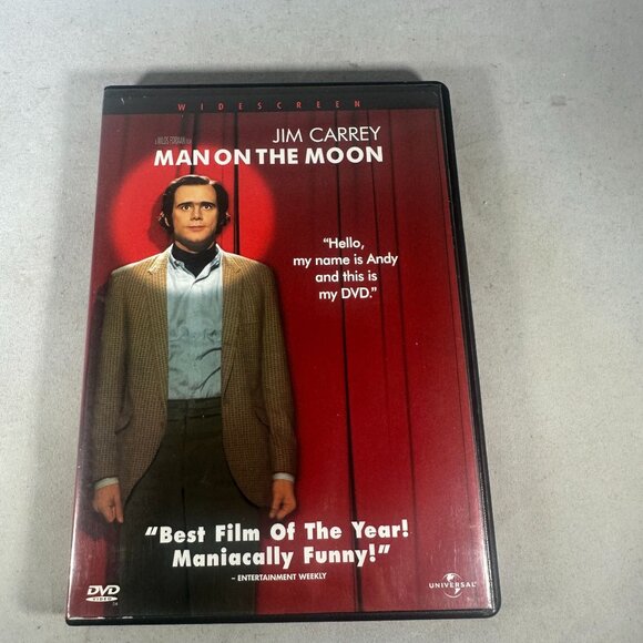 Man On The Moon DVD Jim Carrey Courtney Love 1999 Comedy Widescreen Universal - Picture 1 of 3
